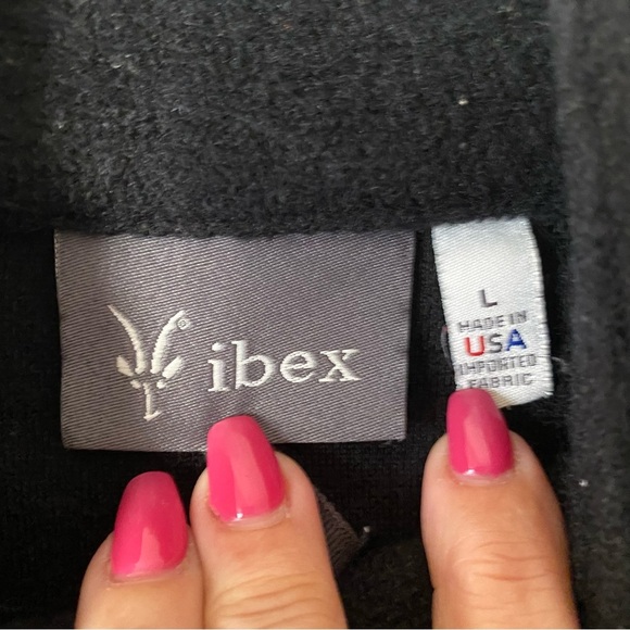 Ibex Scout Jura Merino Wool Full Front Zip Base Layer Zip Pockets Jacket SZ L - Picture 10 of 13